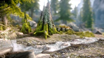 Scrolls v: skyrim grass nature video games wallpaper