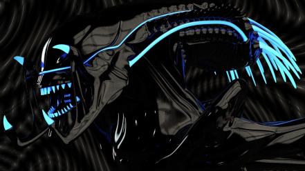 Tron alien wallpaper