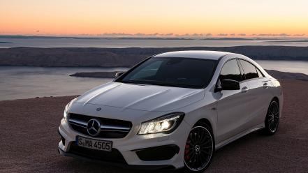 Amg cla mercedes benz sun cars wallpaper