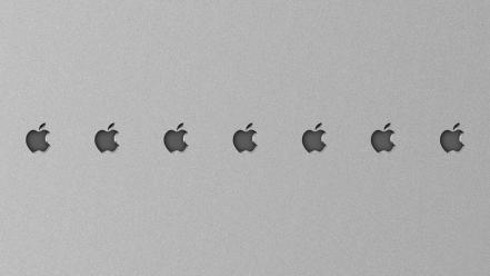 Apple inc. metal pac-man brushed surround wallpaper