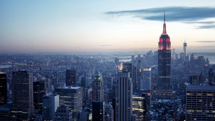 Cityscapes new york city empire state building cities wallpaper