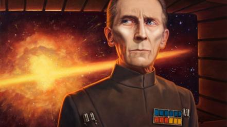 Death science fiction artwork grand moff tarkin wallpaper