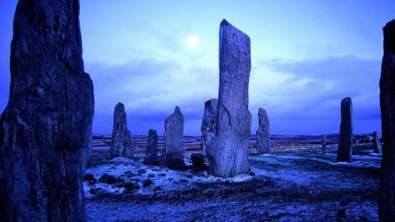 Isle of lewis scotland nature standing stones wallpaper