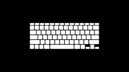 Minimalistic apple inc. keyboards wallpaper