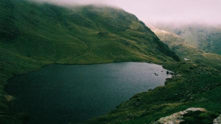 Mountains landscapes nature hills lakes wallpaper