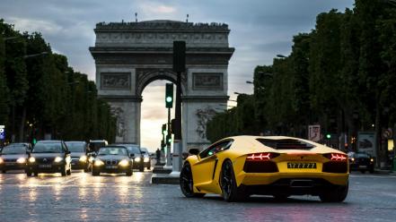 Paris cars lamborghini france wallpaper