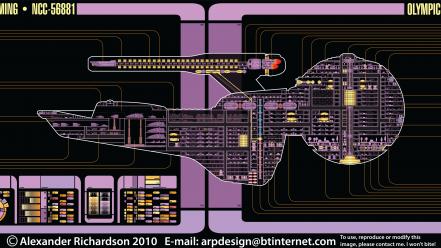 Star trek schematics schematic starship wallpaper