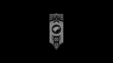 And fire banner black background house stark wallpaper