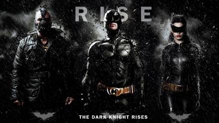 Bane batman the dark knight rises catwoman hero wallpaper