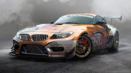 Cars cgi artwork bmw z4 gt3 wallpaper