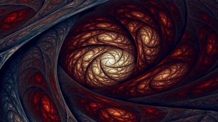 Digital art fractal wallpaper