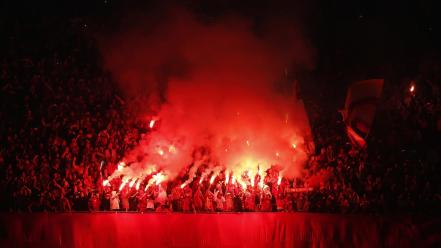 Galatasaray sk football fans soccer torch wallpaper
