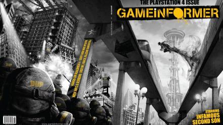 Game art characters covers gameinformer magazine wallpaper