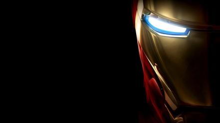 Iron man marvel comics glowing eyes wallpaper