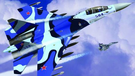 Military artwork fighter jets wallpaper