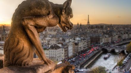 Paris gargoyle notre dame wallpaper