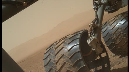 Solar system planets desert mars wheels curiosity wallpaper