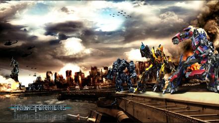Transformers movies 2 decepticons vs wallpaper