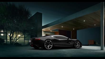Aston martin dbc black cars design wallpaper