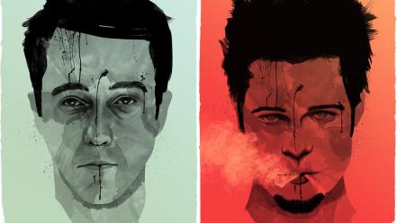 Fight club tyler durden artwork wallpaper