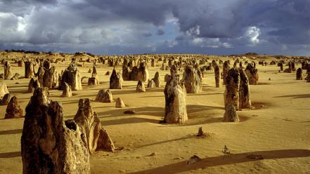 Landscapes desert australia perth rock formations panoramic wallpaper