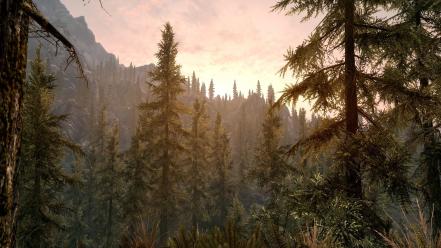 Landscapes the elder scrolls v: skyrim wallpaper