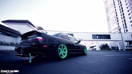 Low-angle shot jdm japanese domestic market drift wallpaper