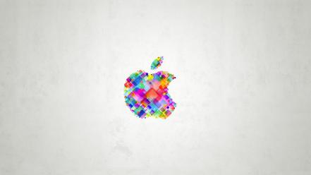 Minimalistic computers multicolor apple inc. wallpaper