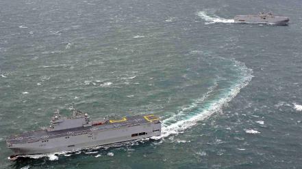 Nato vessel warships formation marine la royale wallpaper