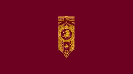 Song ice and fire banner house lannister wallpaper