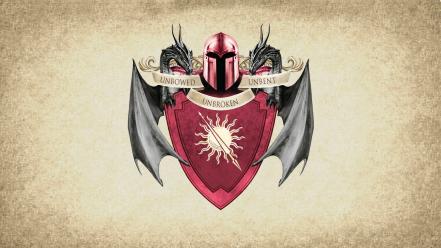 Song ice and fire sigil house martell wallpaper
