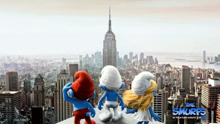 2011 the smurfs movie wallpaper