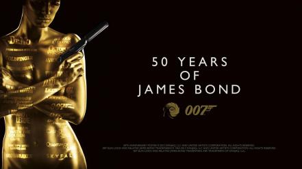 50 Years Of James Bond Hd wallpaper
