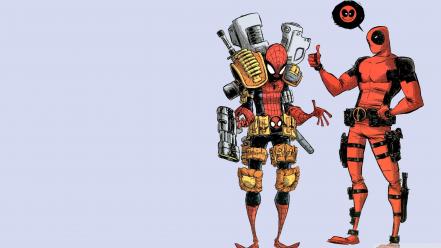 Comics spider-man superheroes deadpool (comic character) rob liefeld wallpaper