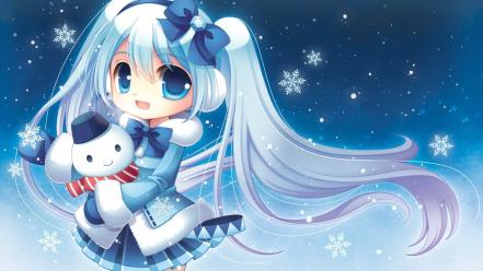 Eyes chibi jackets smiling bears white hair wallpaper