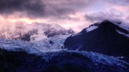 Glacier Sunrise wallpaper
