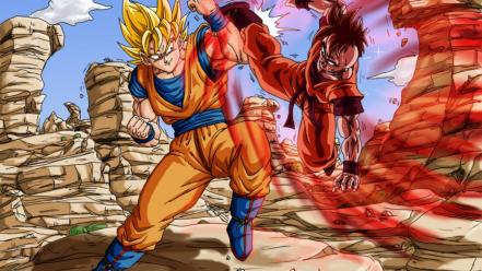 Goku training wallpaper