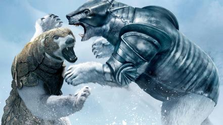 Golden Compass Bear Fight Hd wallpaper