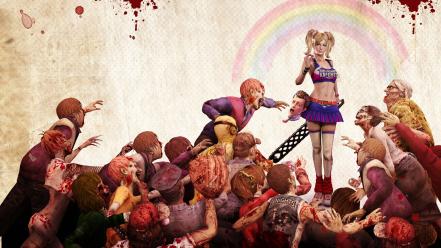 Lollipop Chainsaw Zombie Game Hd wallpaper