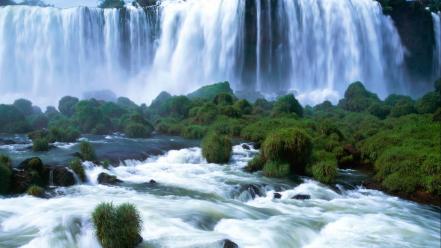 Nature falls brazil waterfalls wallpaper