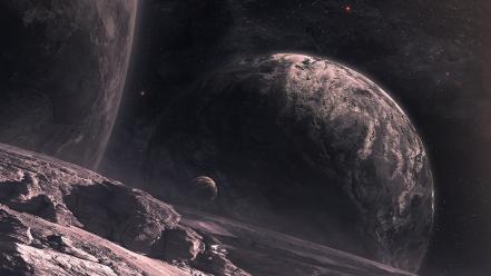 Outer space planets wallpaper