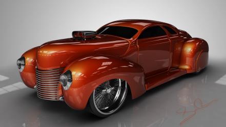 Cars hot rod 3d wallpaper