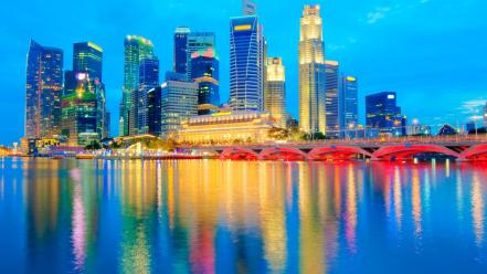 Cityscapes singapore wallpaper