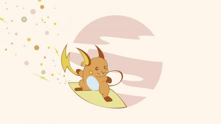 Pokemon video games surfing raichu wallpaper