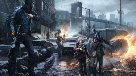 Post-apocalyptic ubisoft artwork the division wallpaper
