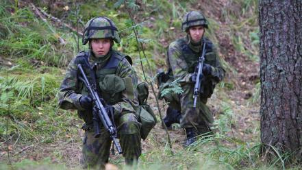 Scandinavia rk 95 finnish armed forces forest wallpaper