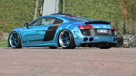 Cars chrome audi r8 v10 xxx performance wallpaper