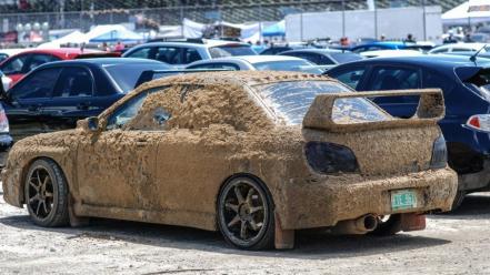 Cars mud subaru impreza wrx sti wallpaper