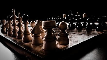 Chess board games pieces wallpaper