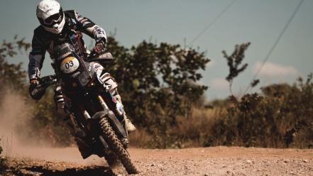 Dakar race motorbikes motor racing wallpaper